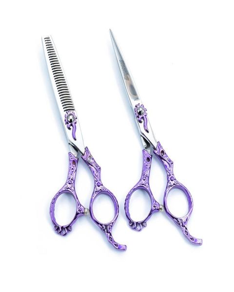 

60 inch professional hairdressing scissors 440c stainless steel material european and american retro scissors flat shear thinning7173632
