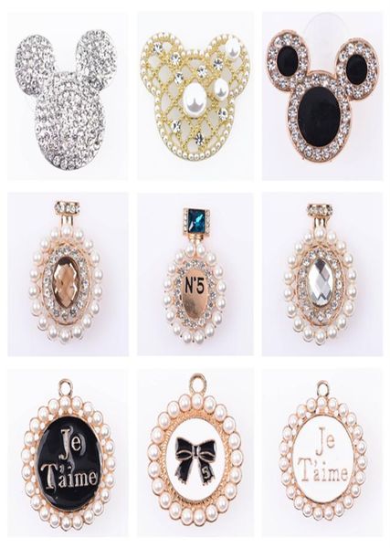 

in stock new styles jeweled pearl design accessories charms rhinestone with metal wedding metal shoe accessory for girl and 3215629, White;pink