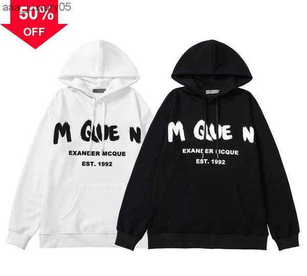 

mens hoodies sweatshirts designer winter men fashion women streetwear pullover loose lovers clothing hig h quality black s mc queens mcqueen