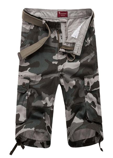 

new men039s camouflage summer combat tactical multipocket cargo shorts men army short pants casual straight leg working short 5951443, Black;green