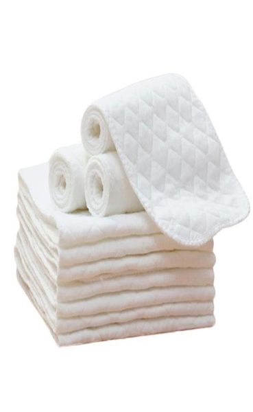 

10 pcs 3 layers microfiber baby nappies reusable baby infant newborn cloth diaper nappy liners insert fraldas reutilizaveis2892020