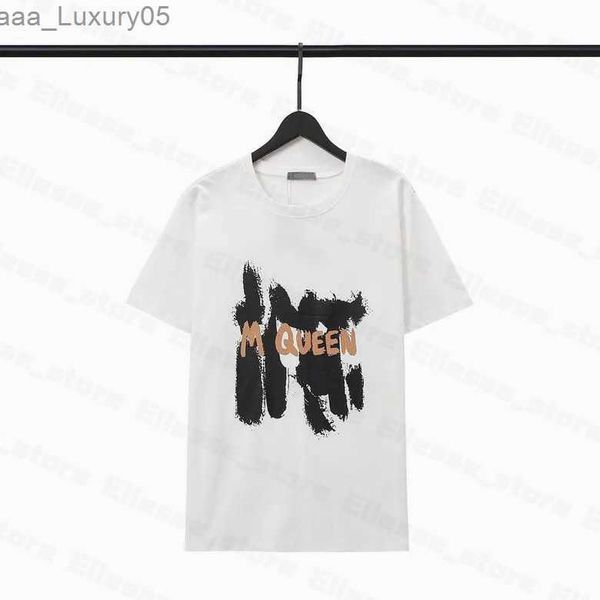 

mens tshirts mens womens designers tees letter pattern man s casual chest letter shirt luxurys clothing street shorts s mc queens mcqueens, White;black