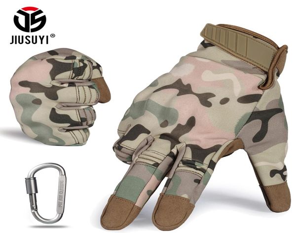 

touch screen cold weather waterproof glove windproof winter warmer fleece tactical military full finger gloves protective men lj208978987, Blue;gray