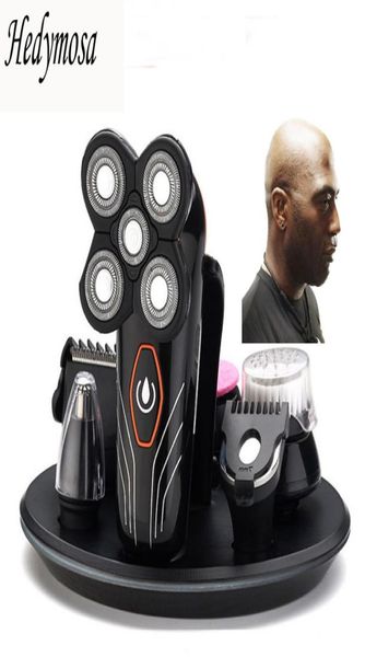 

4d electric shaver usb charging mens shaving razor waterproof selfservice haircut shaving beard multifunctional8292117