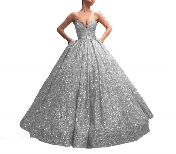

quinceanera dresses princess sash sequins deep v-neck ball gown with plus size sweet 16 debutante party birthday vestidos de 15 anos 136, Blue;red