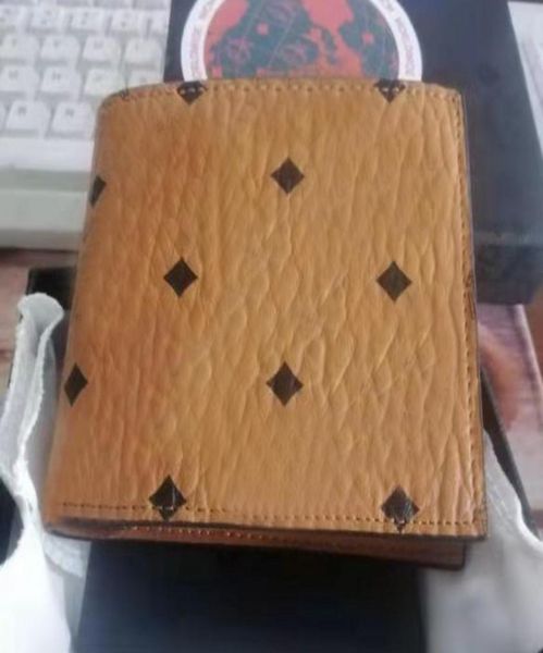 

classic korean printed leather wallet short men039s and women039s large capacity credit card bag 80214705233, Red;black