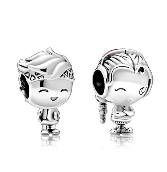 

happy boy or girl charm bead fashion women jewelry stunning design european style fit for pan bracelet panza004194297393, Bronze;silver