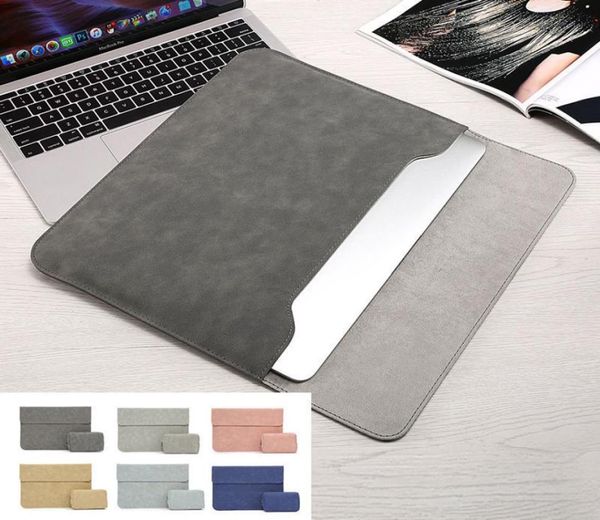 

lapsleeve for macbook air 13 case m1 pro 15 11 14 16 notebook cover matebook d14 d15 shell lapbag pu leather 2203043205091