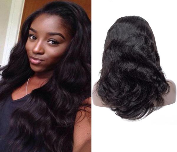 

brazilian body wave human hair lace front wigs for black women 130 dendity peruvian indian virgin hair swiss lace wigs 5044866