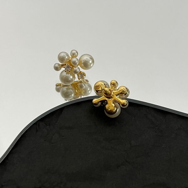 

simple stud earrings designer fashion celinity baroque earrings for woman love silver gold geometric stud snowman luxury jewelry hoop women, Golden;silver
