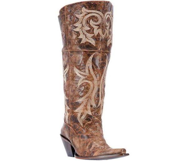 

boots women039s jilted knee high western01234567899484381, Black