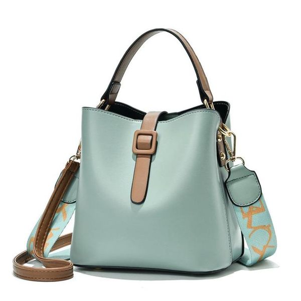 

evening bags the korean style simple ladies shoulder bag largecapacity fashion tote oneshoulder bucket one drop delivery7614002