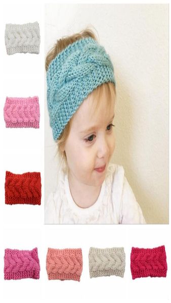 

kids hairband knitted crochet turban baby winter ear warmer sports headwrap elastic hair band wide beanie cap hair accessori5806193, Blue;gray