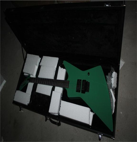 

green color unique explorer electric guitars012345676951471