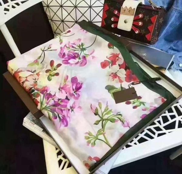 

4 color brands wholethe famous style design 100 silk scarves of woman solid colors soft fashion shawl elegant women039s f3017927, Blue;gray