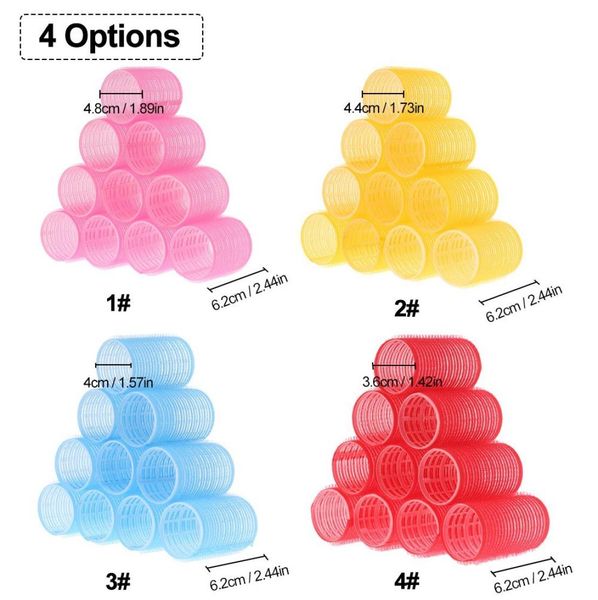 

18pcs hair rollers self grip salon hairdressing curlers diy curling tool8902197