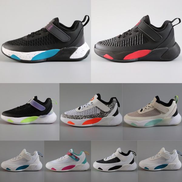 

kids shoes basketball boys luka doncic running sneakers toddler children outdoor trainers youth kid sport shoe girls sneaker bred white blac, Black
