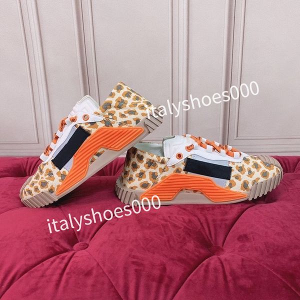 

new designer women fashion sneakers lace up popular flat casual men spring autumn walking shoes white, Black