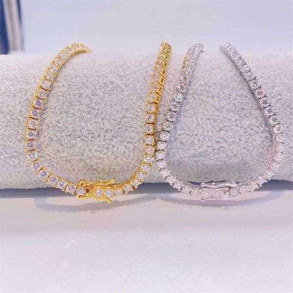 

selling 925 sterling silver 3mm 4mm 5mm classic necklace bracelet mens chains jewelry tennis chain