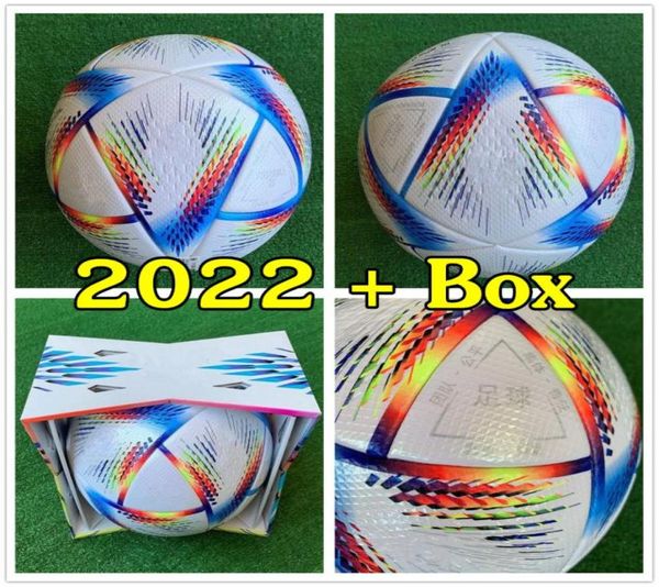 

new world 2022 cup soccer ball size 5 highgrade nice match football ship the balls without air1841437