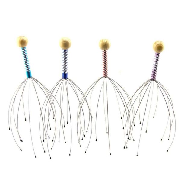 

stainless steel head hair held scalp neck equipment stress release relax massager levert good quality in stock6174853