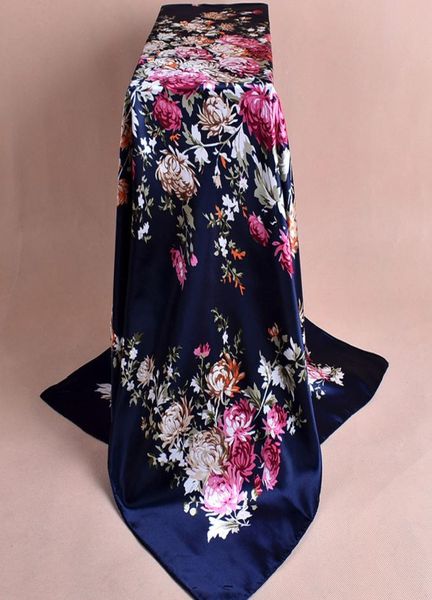 

fashion women scarf hijab silky satin shawl scarfs square head scarves shawl wraps scarf 2018 new foulard c190110018701923, Blue;gray