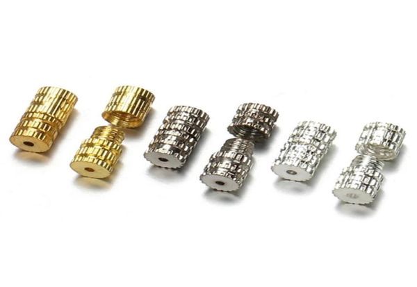 

cylinder screw fasteners clasps buckles for jewelry making necklace bracelet rope end closure connector diy findings48672259954612