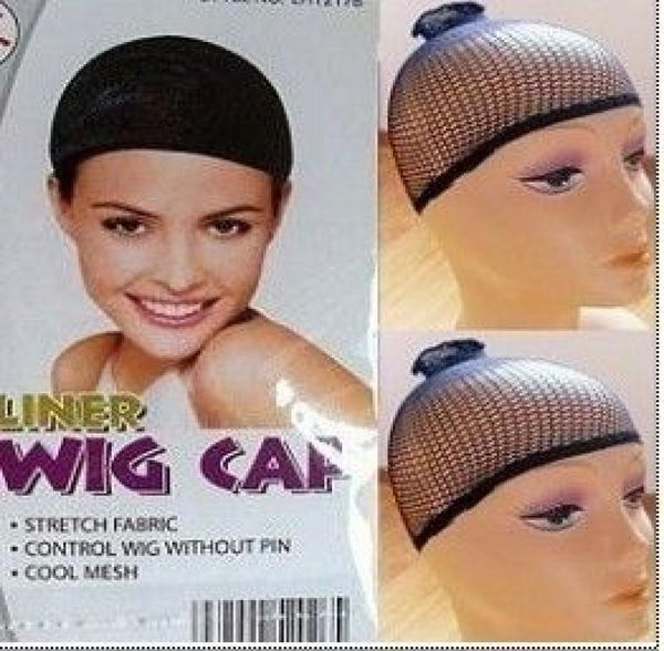 

12pc new fashion cool mesh weaving wig cap hair net01232148991, Black;brown