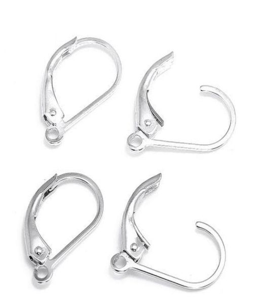 

5pairslot 925 sterling silver earring hooks jewelry findings components for diy gift craft 16mm w2306345076