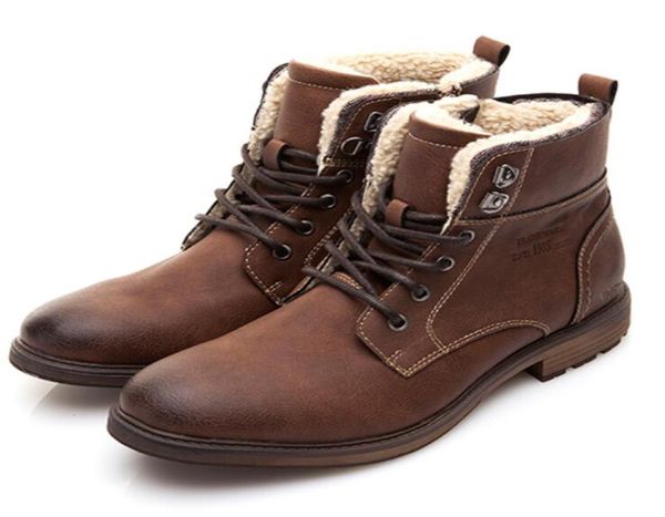 

brand men shoes autumn winter men boots fashion vintage style male motorcycle shoes highcut men casual shoes8528247, Black