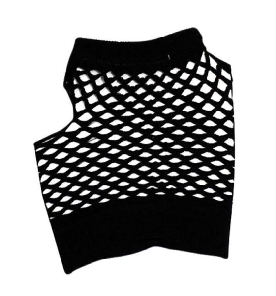 

whole fs 2pcs fish net elastic short gloves fingerless mittens for ladies3678224, Blue;gray