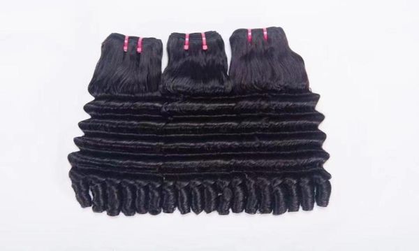 

double drawn fumi straight curly wavy full end hair 1218 inch2870254, Black