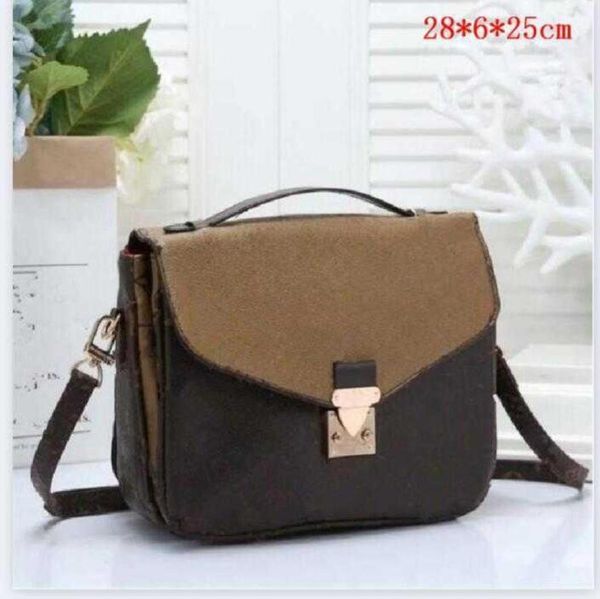 

sold crossbody bags pochette brown flower women handbags genuine leather shoulder bag fashion female tote bags the new8550201