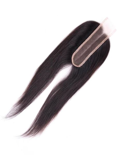 

peruvian human hair closure 2x6 lace closure straight hair middle part with baby hairs closures 1024inch2063068, Black;brown