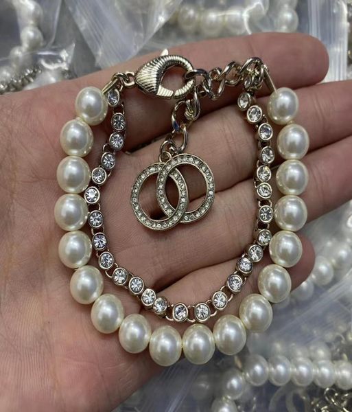 

designer bracelet shiny diamond charm bracelets luxury pearl bracelet rs jewelry popular ladies men love pendants comes9339976, Golden;silver
