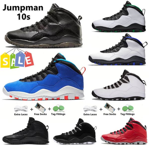 

basketball shoes 2023 jumpman 10 10s men sneaker sports for seattle steel grey westbrook drake huarache light cement outdoor casual shoes