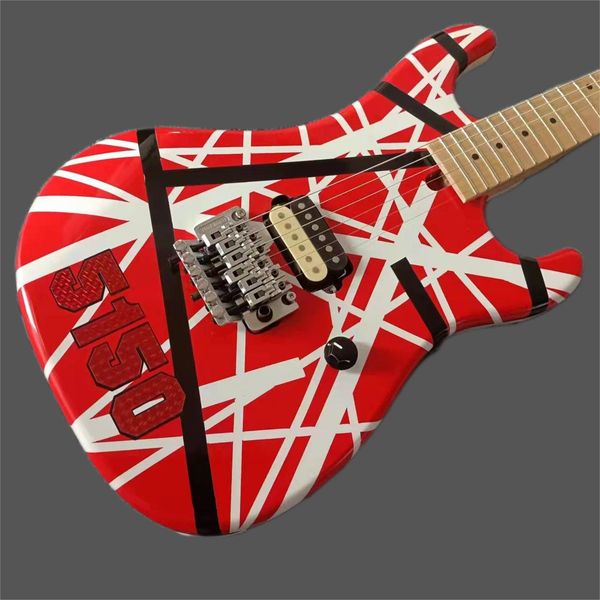 

5150 electric guitar, edward eddie van halen banana shaped maple neck, 58369