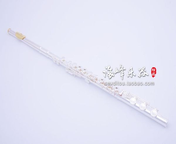 

armstrong 800b 17 holes c tune concert performance musical instrument flute silver plated tube with case cleaning clo7140099