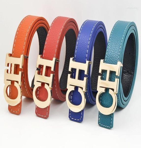 

belts fashion brand leather for kid women men waist strap candy colors ladies waistband jeans girdle women39s belt3594909, Black;brown