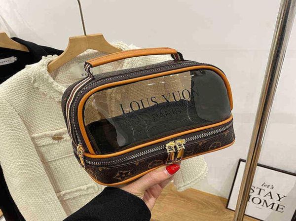 

cosmetic bags cases bag portable new old flower doublelayer lar 2208231372584