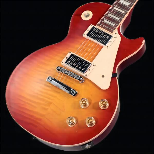 

flame maple g les standard brown paul electric guitar stock456