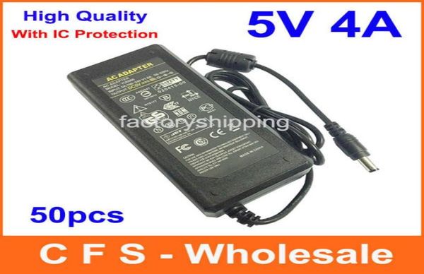 

ac dc 5v 4a power adapter supply 5v 20w adaptor 55mmx25mm 50pcs fedex 849641