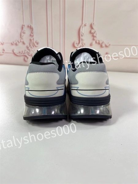 

2023 designer sneakers calfskin casual shoes reflective shoes leather trainers all-match stylist sneaker leisure shoes, Black