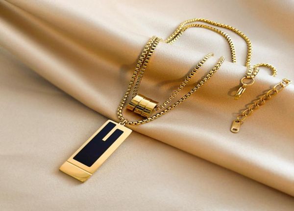 

necklaces stainless steel layered chain cross pendant necklace box link chain for men 1720 inch chain for men women boys girls je7461197, Silver