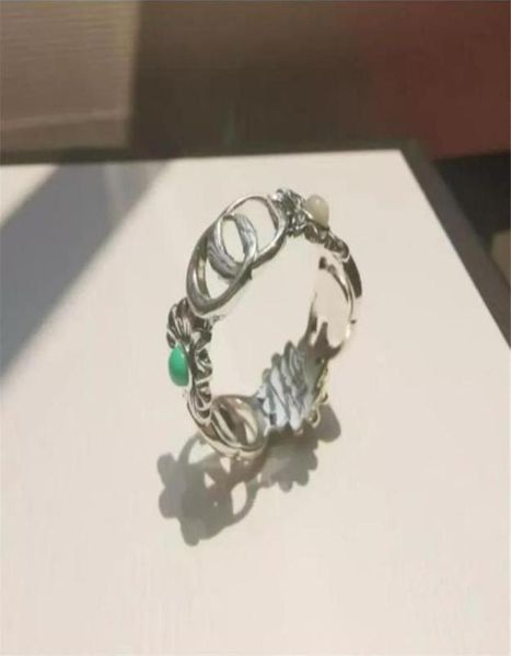 

luxury jewelry fashion brand flowers designer rings moissanite anelli bague for women party wedding lovers gift1333494, Silver