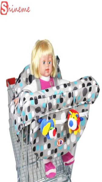 

wholebrand 2 colors fivepoint harness quality safety folding supermarket infant child shopping cart cover for baby9681378