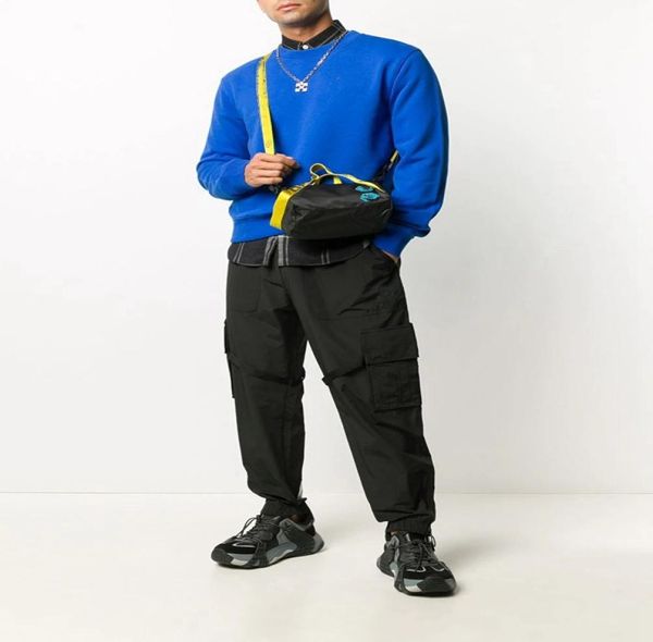 

new nylon travel bag running fitness men messenger bag yellow belt popular brand handbag multi function bags cross body bag for me4017421