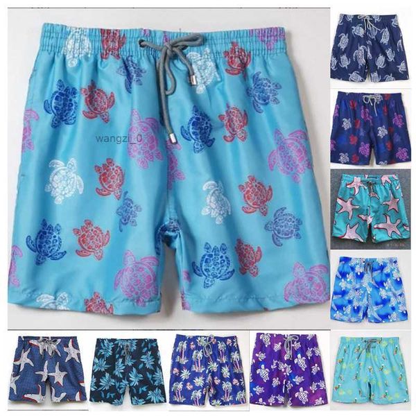 

summer swim short vilebrequin bermuda beach clothing turtles casual shorts fashion style high-quality goods m-2xl sn3e, White;black