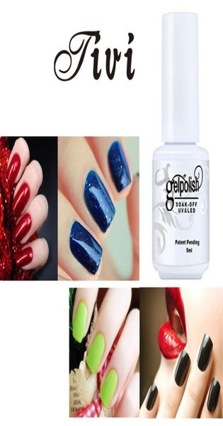 

whole156 colors available 5ml nail art gelishgel uvampled nail gel long lasting soak off gel polish lacquer tivi gl1562290655, Red;pink