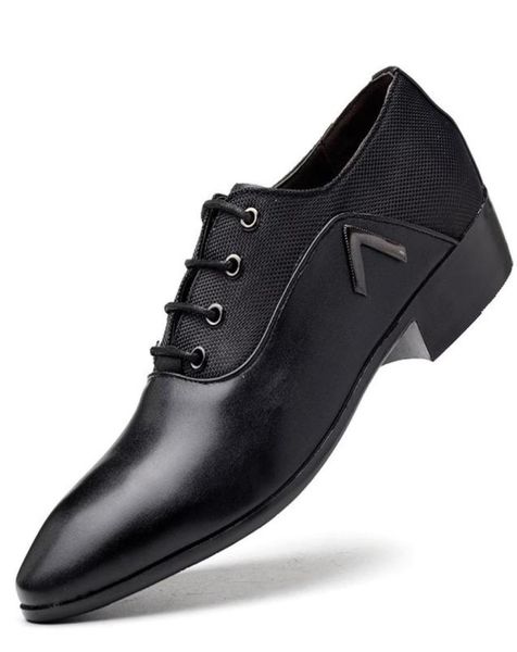 

black wedding shoe mens leather mens formal business shoes large sizes oxford shoes for men scarpe uomo eleganti chaussure homme b7008631